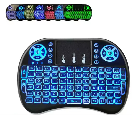 Clavier Sans Fil 3-en-1 : Télécommande + Souris pour TV Android, Smart TV & PC