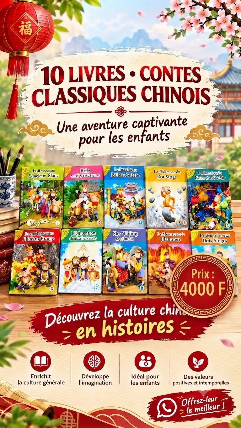 Mini Pack de 10 Livres – Le Voyage vers l’Ouest.