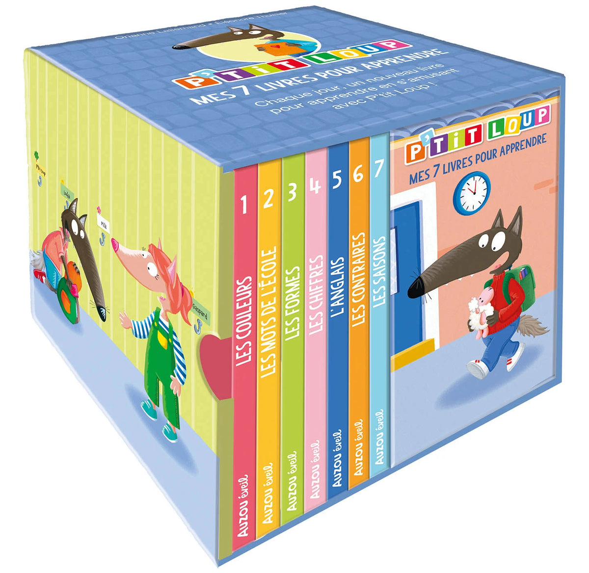BIBLIOTHÈQUE P'TIT LOUP - MES 7 LIVRES POUR APPRENDRE