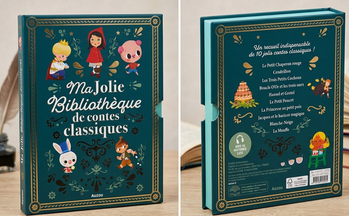 Les p'tits classiques - ma jolie bibliothèque de contes classiques