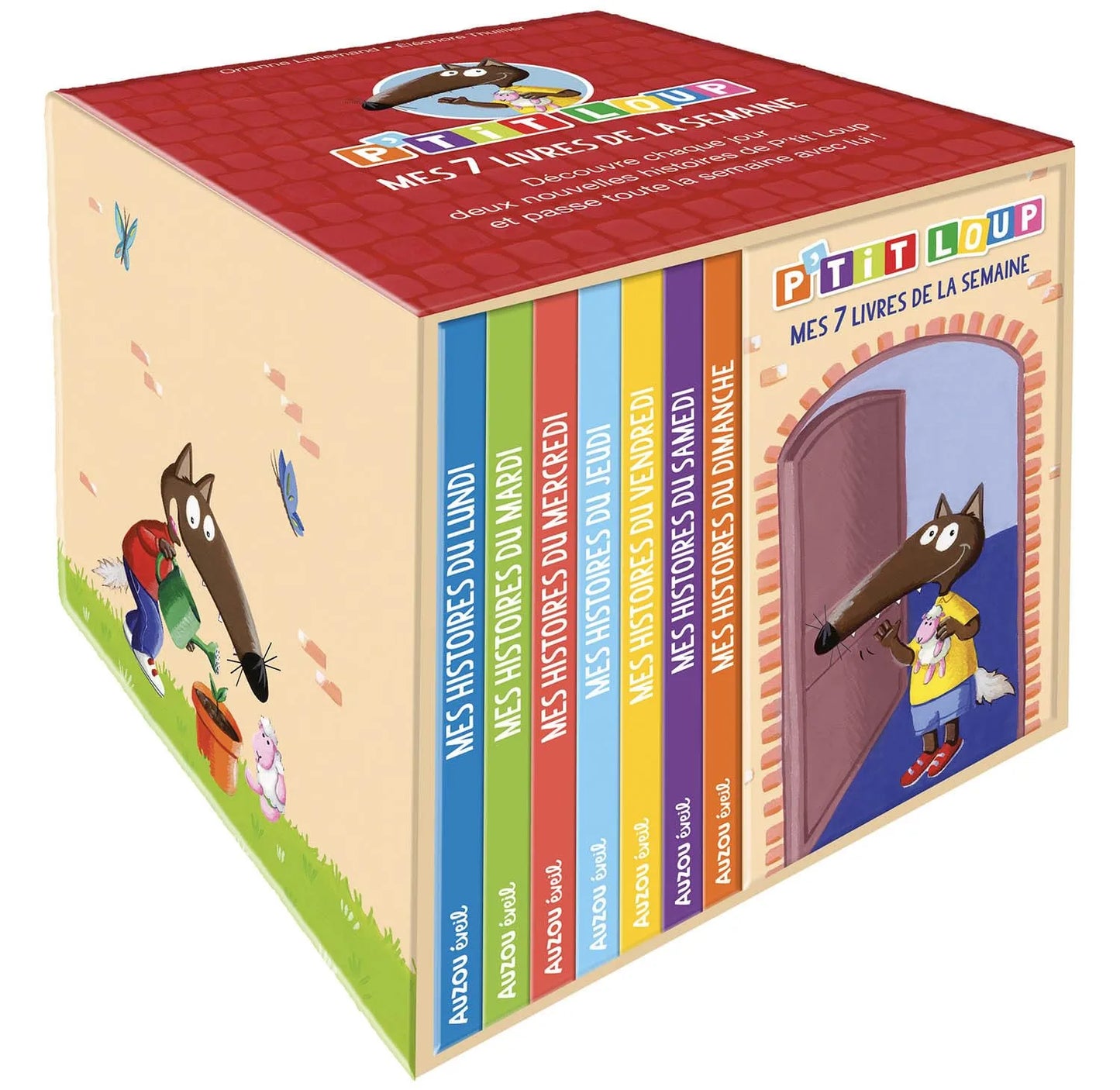 P'tit loup - bibliothèque "mes 7 livres de la semaine"