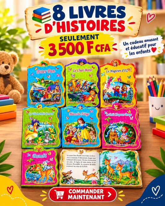 📚 Offrez à votre enfant le trésor de la lecture (8 livres pour le prix d'un ! )